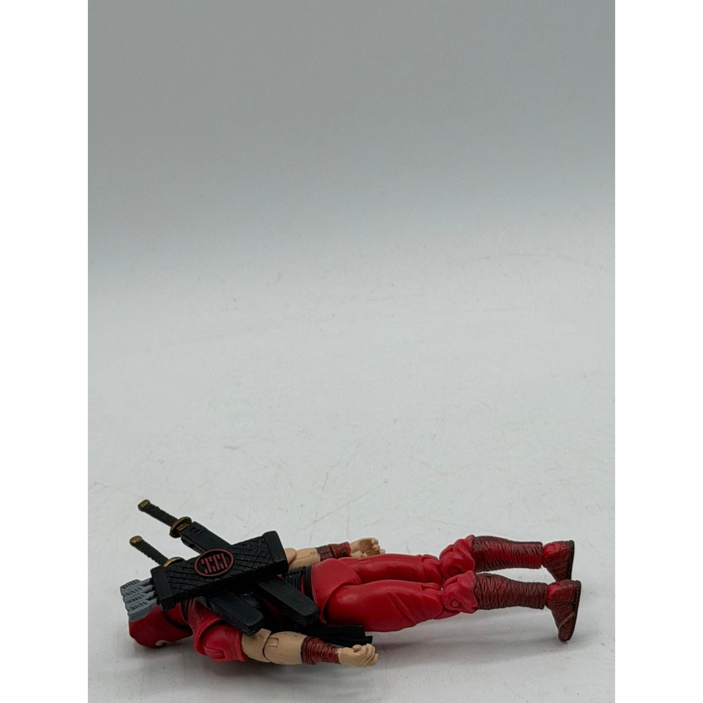 2007 G.I. Joe 25th Anniversary Red Ninja v2 100% Complete Stand Hasbro 3.75" - Picture 14 of 16